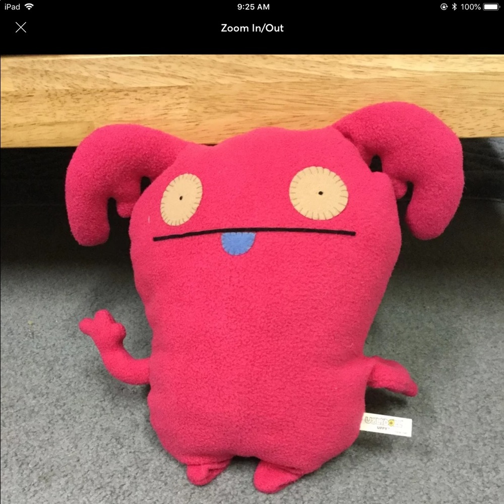 Jumbo plush uglydoll uppy